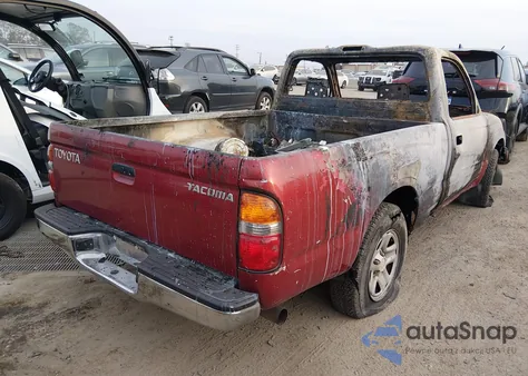 2002 Toyota Tacoma из США, поврежденный, VIN 5TENL42N42Z079902